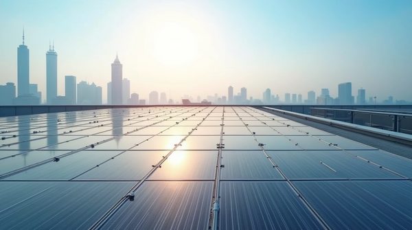 Créer une atmosphère innovante grâce à une centrale solaire au sol